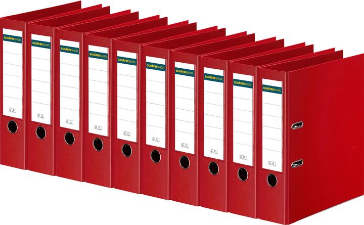 Produktbild Schäfer Shop Ordner, DIN A4, Rückenbreite 50 und 80 mm (A4, 80 mm, 10 Stück)