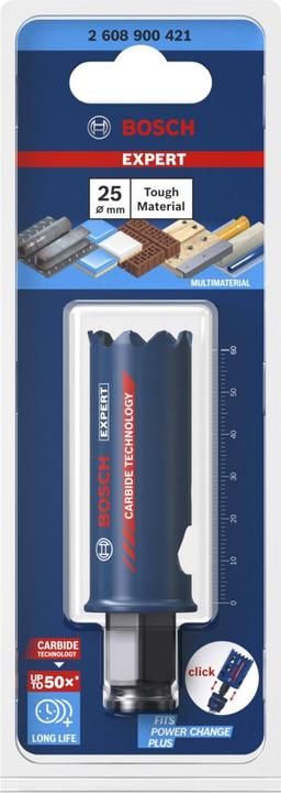 Produktbild Bosch Professional Zubehör EXPERT Tough Material Lochsäge, 25 x 60 mm (2.5 Zentimeter)