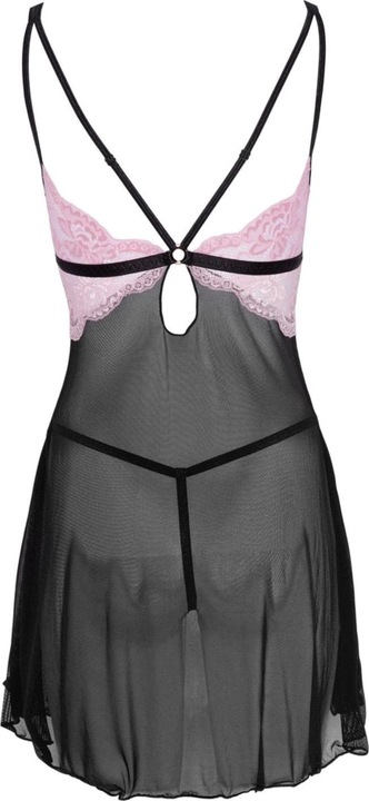 Actual product image Cottelli Collection Babydoll black/pink (XL)