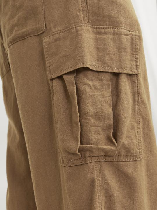 Actual product image Jack & Jones Jpstbill Jjnate Linen Blend Cargo Jogger (S)