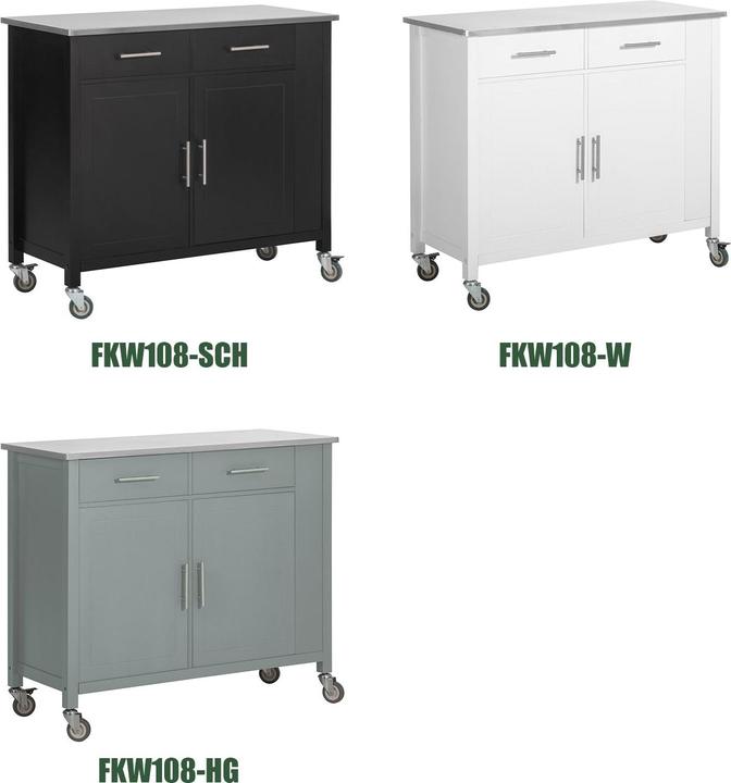Actual product image SoBuy Kitchen island