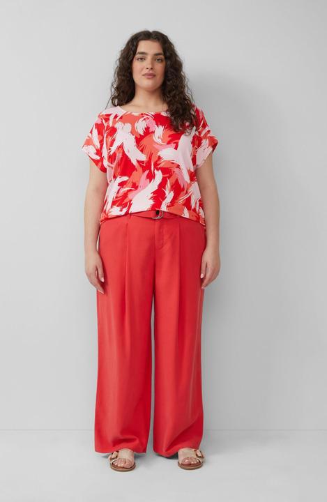 Image du produit S.Oliver Hose Wide-Leg-Hose aus Viskosemix mit Stoffgürtel (44)