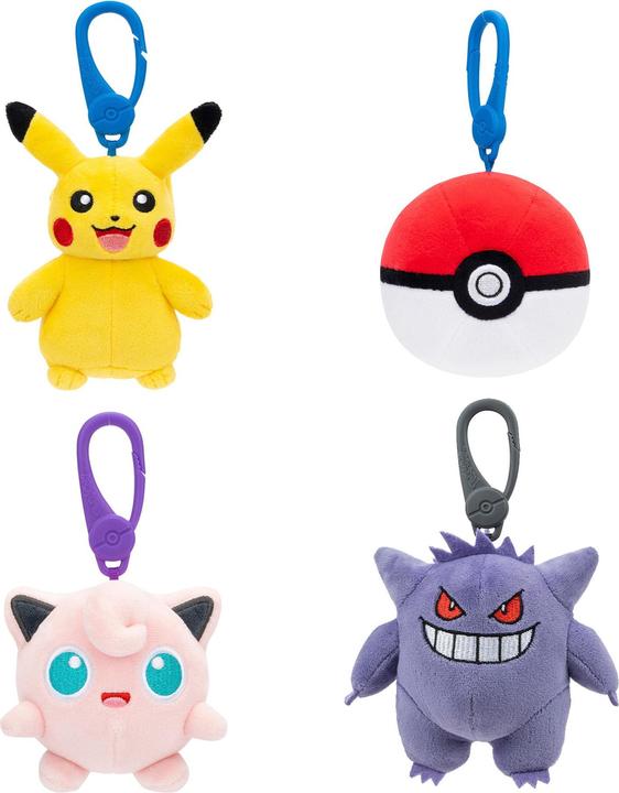 Produktbild Pokémon - Plush Clip On W12 Ass - (95177-12)