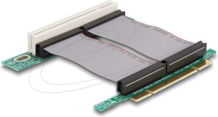 Delock Riser card PCI 32 Bit with flexible cable left insertion