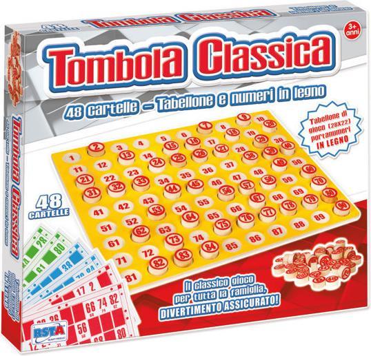 Immagine prodotto Rs Toys Tombola tabellone in legno 48 cartelle