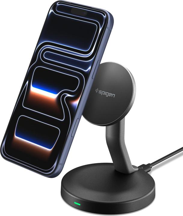 Image du produit Spigen - Wireless Charger Essential EF151MS (ACH10441) - MagSafe, Fast Charge, 15W - Black (15 W)