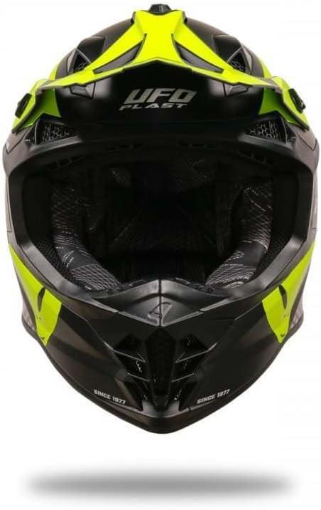 Productafbeelding Ufo Plast INTREPID helm zwart/geel L (L)