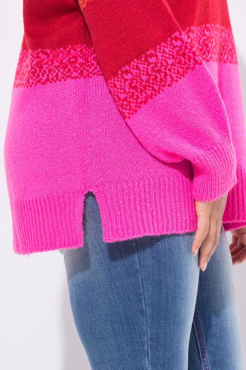 Produktbild Angel of Style Pullover, oversized, Colorbocking, Seitenschlitze (58)