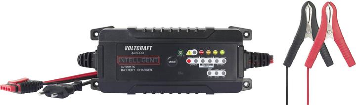 Voltcraft Ladegerät für Autobatterien, 6 A (12V, 6V, 6 A)