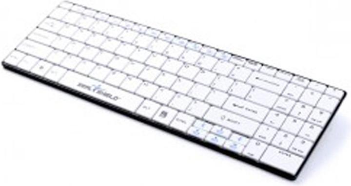 Secomp Seal SHIELD BT Clavier Clean Wipe blanc D SSKSV099BTDE (DE, Sans fil)