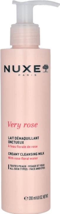 Actual product image Nuxe Very Rose Creamy Cleansing Milk (Cleansing lotion, 200 ml)