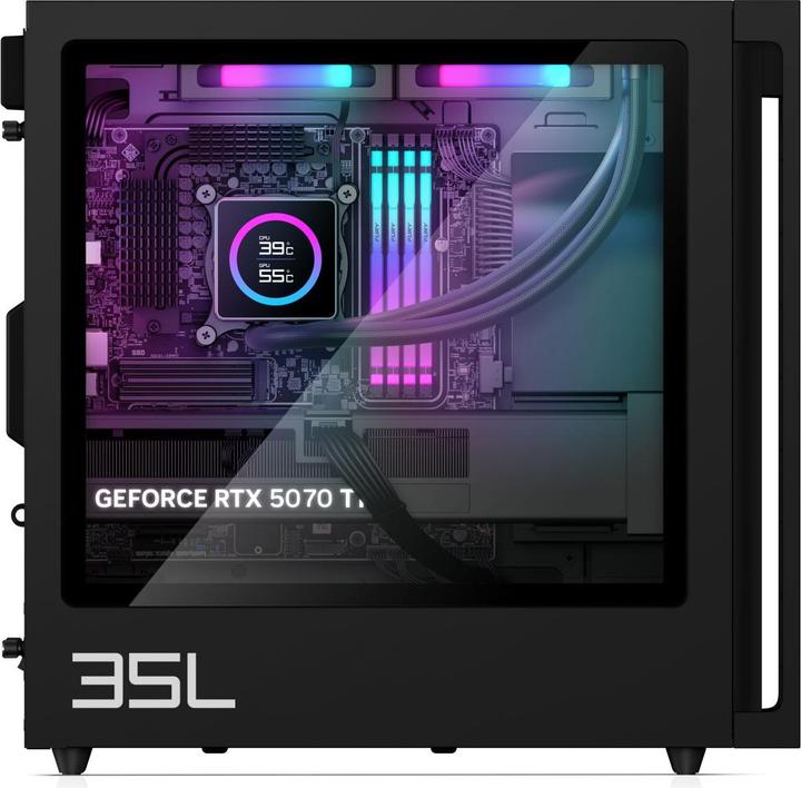 Produktbild HP 35L Gaming Desktop GT16-1296NG (schwarz, ohne Betriebssystem) (1000 GB, 32 GB, GeForce RTX 5070 Ti)