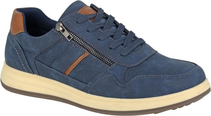 Actual product image Megableu Mens Synthetic Nubuck Trainers (42)