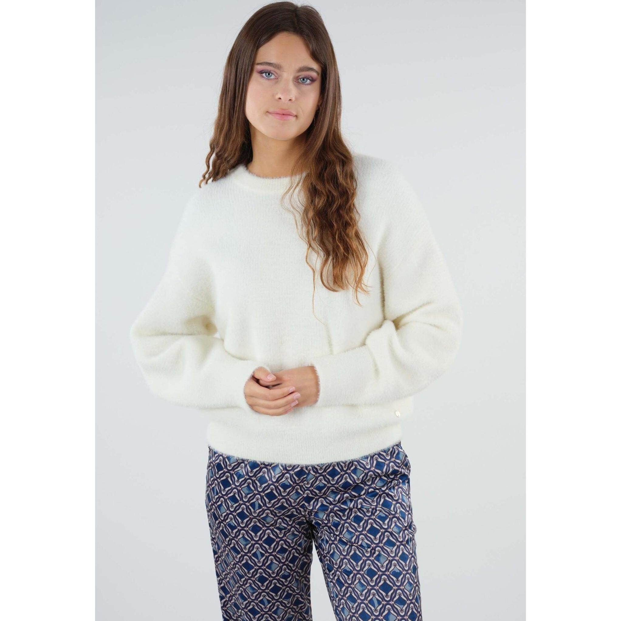 Thumbnail - Deeluxe, Damen, Pullover, puover deeuxe oubia, Weiss, (L)