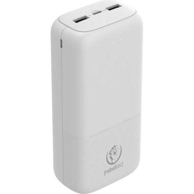 Rebeltec Powerbank P30 10W 10000mAh weiss (30000 mAh, 10 W, 10 Wh), Powerbank, Weiss
