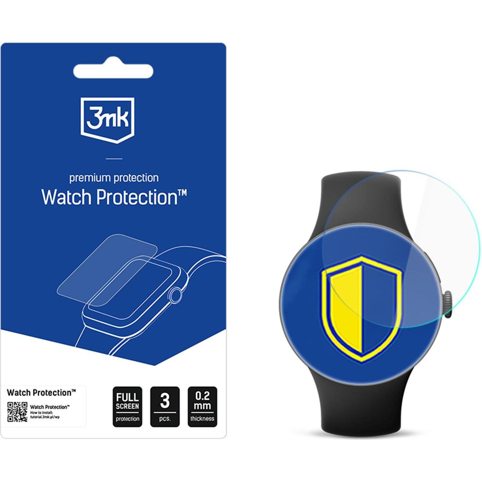 3Mk Trasparente Watch Protection Arc Smartwatch-Displayschutzfolie Für Google Pixel Watch 4 41 Mm, Pellicola Protettiva Per Smartwatch,