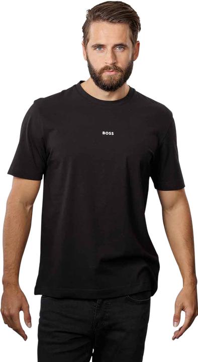 Actual product image Hugo Boss Boss Orange Short Sleeve TChup T-Shirt Relaxed Fit Black (3XL)
