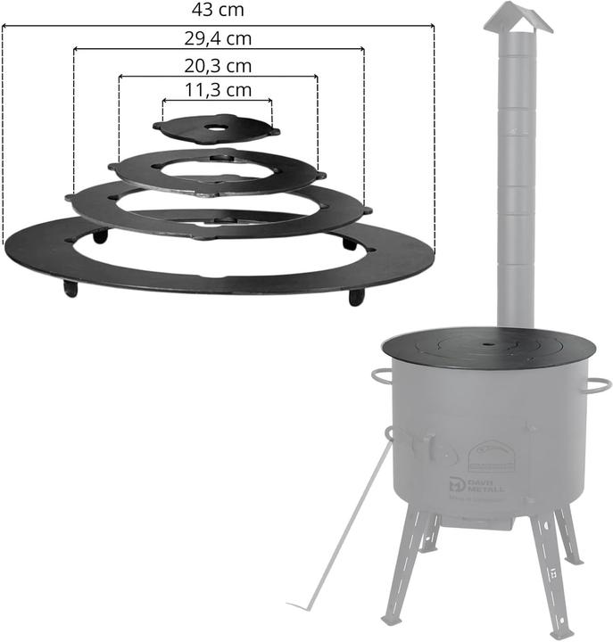 Immagine prodotto Cheffinger Utschak mit Adapter-Ringen