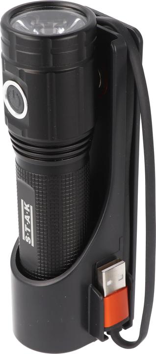 Productafbeelding Magni Stak ST096 STURM Batteriebetriebene LED-Taschenlampe, Schwarz, 2000 Lumen, 20 W (14 cm, 2000 lm)