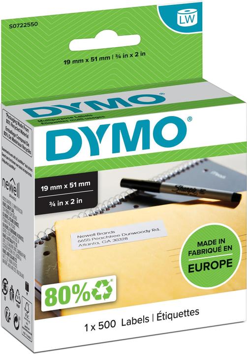 Produktbild Dymo Mehrzweck-Etiketten (1.92 cm)