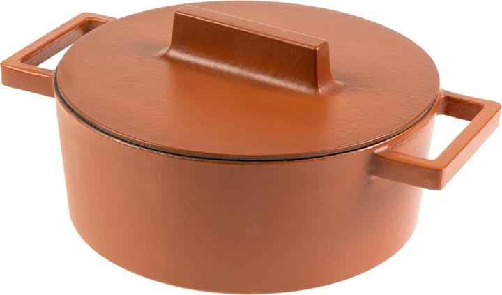Produktbild Sambonet Bräter Terra Cotta Cotto Curry, 24.5 cm (24 cm, Bräter + Schmortopf, Gusseisen)