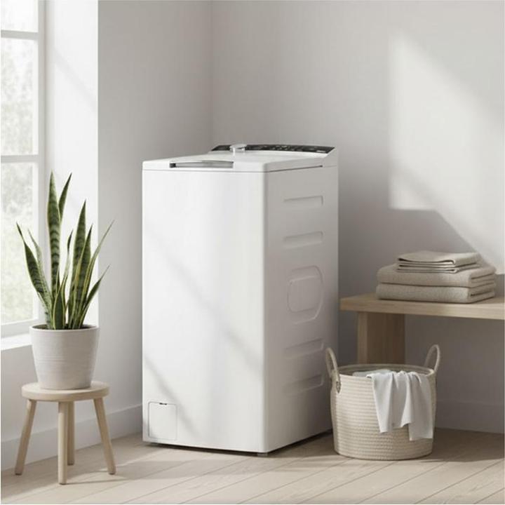 Produktbild Kibernetik PLTWS516 PureLine Toplader Waschmaschine 8kg A Klasse Weiss (8 kg, Oben)