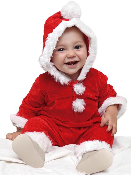 Amscan Costume Babbo Natale Per Bambina, 2-3 Anni, Multicolore, Include Vestito E Cappello - 3