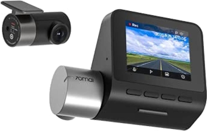 Actual product image 70mai a500s (Built-in display, Built-in microphone, Night vision, GPS receiver, QHD)