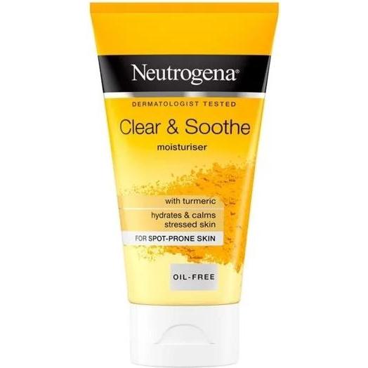 Neutrogena, Gesichtscreme, Clear & Soothe Face Cream With Turmeric 75Ml (75 ml, 24h Creme)