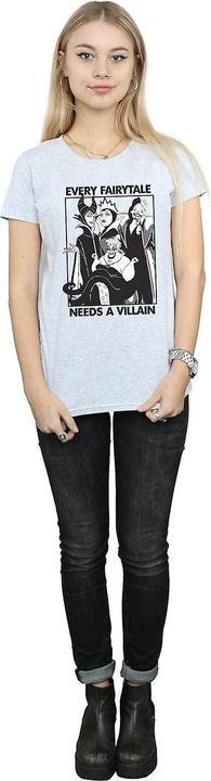 Actual product image Disney Womens/Ladies Every Fairy Tale Needs A Villain T-Shirt (XL)