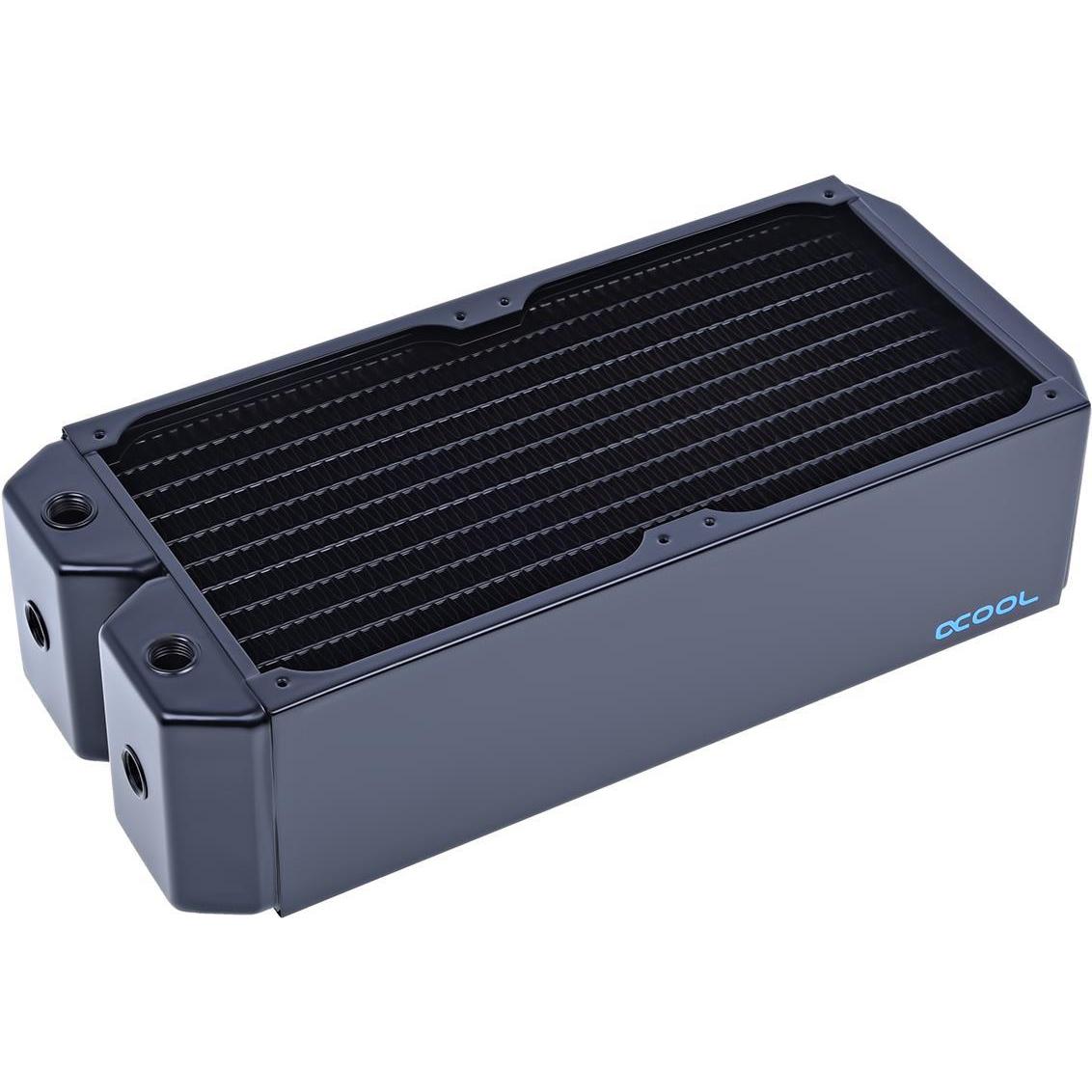 Alphacool NexXxoS 280mm (140 mm), Wasserkühlung Radiator, Schwarz
