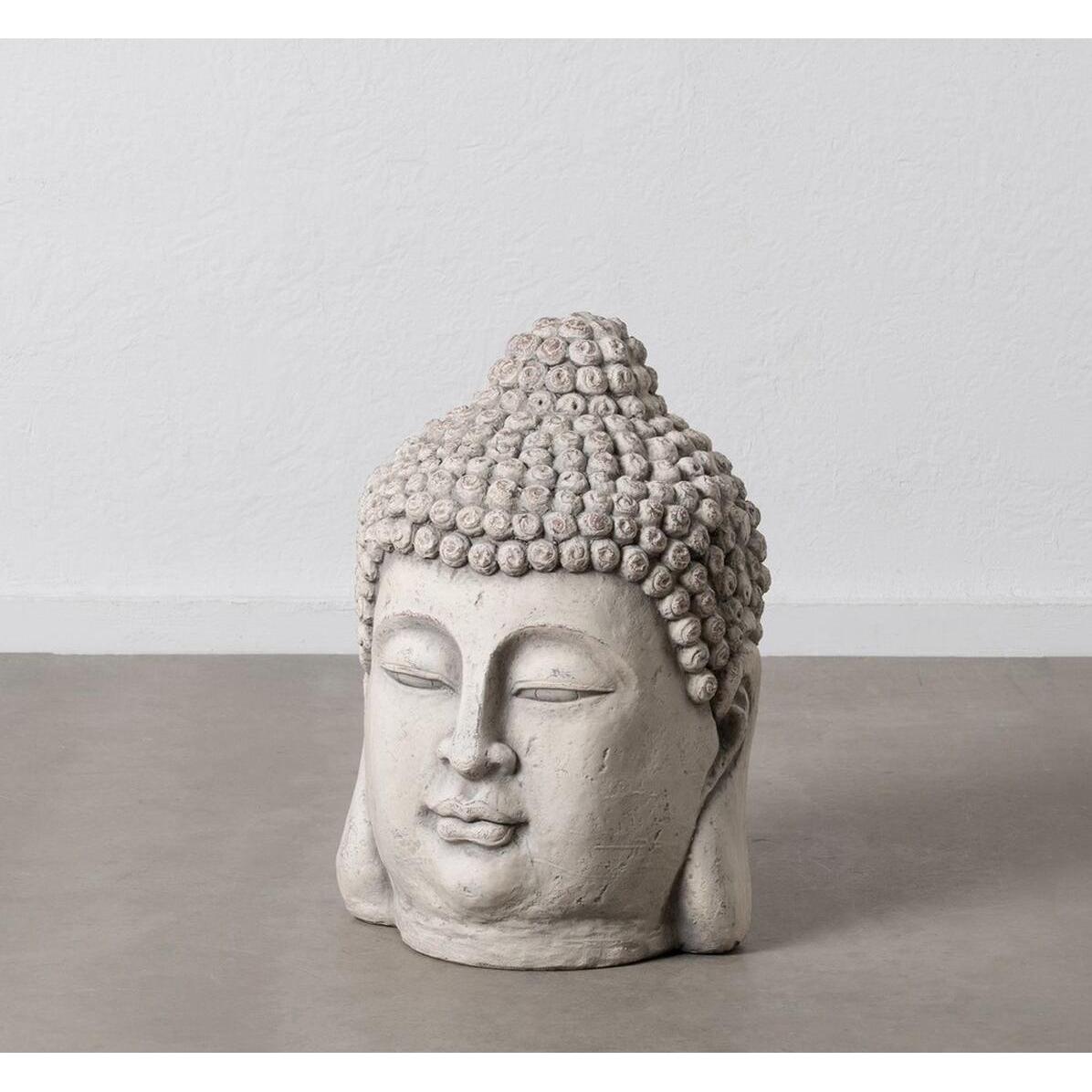 Thumbnail - Natec, Deko Objekt, Skulptur Grau Lehm Faser 45,5 x 45,5 x 64 cm Buddha