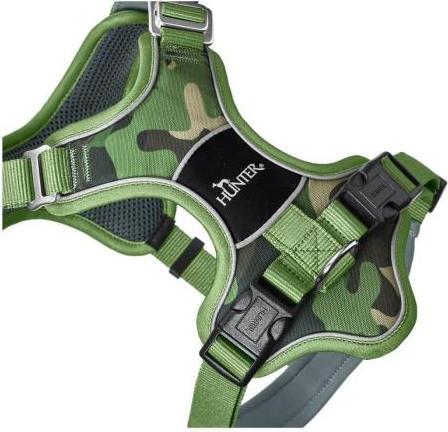 Produktbild Hunter Geschirr Camouflage Divo für Hunde Grün S (S, Hund)