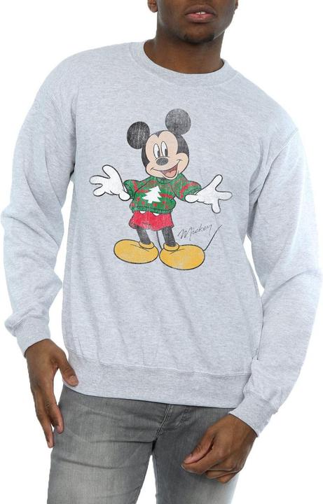 Produktbild Disney Mickey Mouse Christmas Jumper Sweatshirt (S)