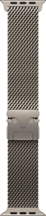 Apple Natural Titanium Milanese Loop (49 mm, 95% recyceltes Titan)