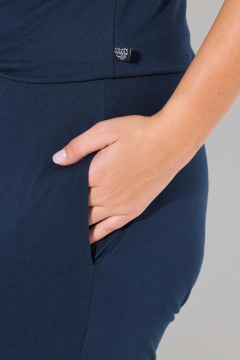 Produktbild Ulla Popken Jumpsuit, Spitze, V-Ausschnitt, ärmellos (58)