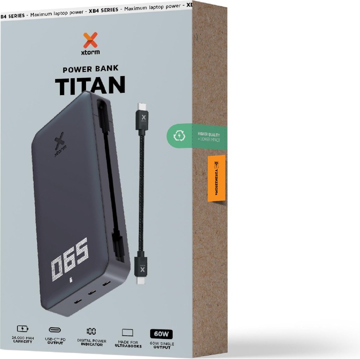 Image du produit Xtorm XB4 Series Titan (24000 mAh, 60 W, 88.80 Wh)