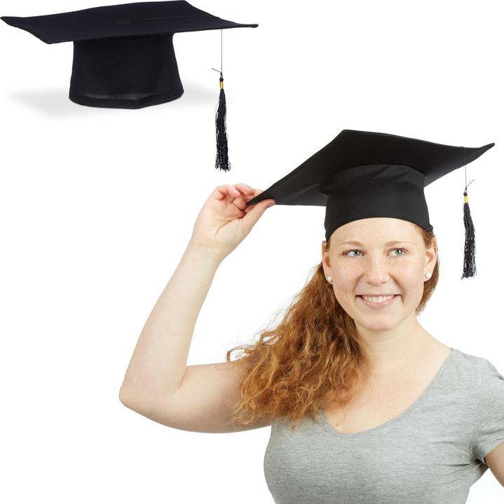 Image du produit Relaxdays 2x chapeaux-de-diplômé
