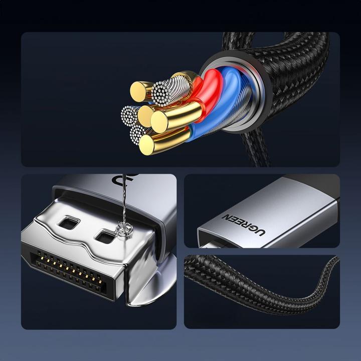 Produktbild Ugreen DisplayPort – HDMI (2 m, DisplayPort, HDMI)