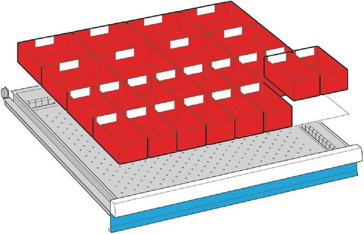 Actual product image Lista plastic insert box