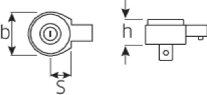 Produktbild Stahlwille Feinzahn-Einsteckknarre | 735/20 (1/2", 300 Nm)