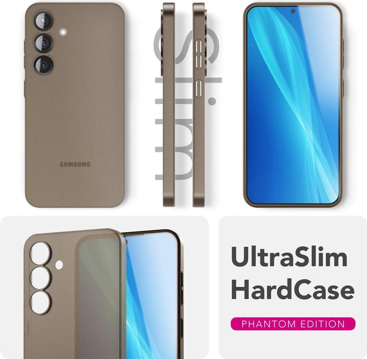 Produktbild Nalia Phantom - Extrem Dünne 0,3mm Mattierte Hülle - Ultra Slim Hardcover (Samsung Galaxy S25)