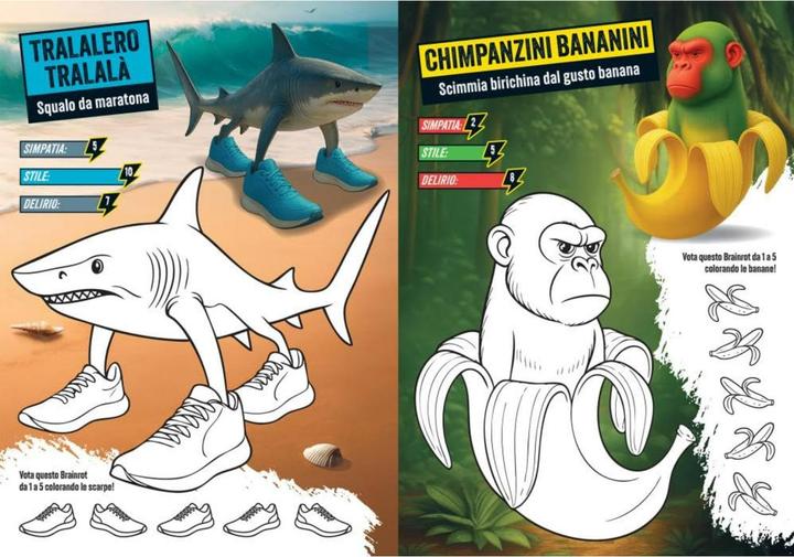 Immagine prodotto Italian Brainrot - Brainrot Challenge! Activity + Squishy (Italiano)