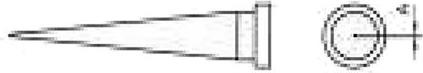 Productafbeelding Weller Erem LT T SOLDEERSTIFT 0,6MM (Reserveonderdeel)