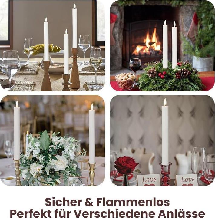 Produktbild Star Trading Dinner Kerze (2x)