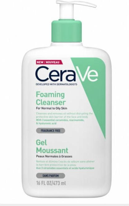 Actual product image CeraVe Foaming cleansing gel (Foam, 473 ml)