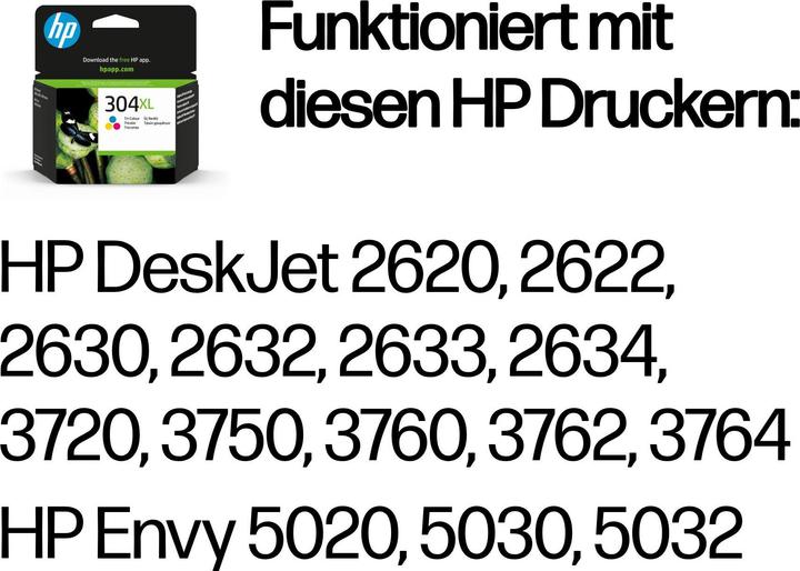 Image du produit HP 304xl (C, M, Y)