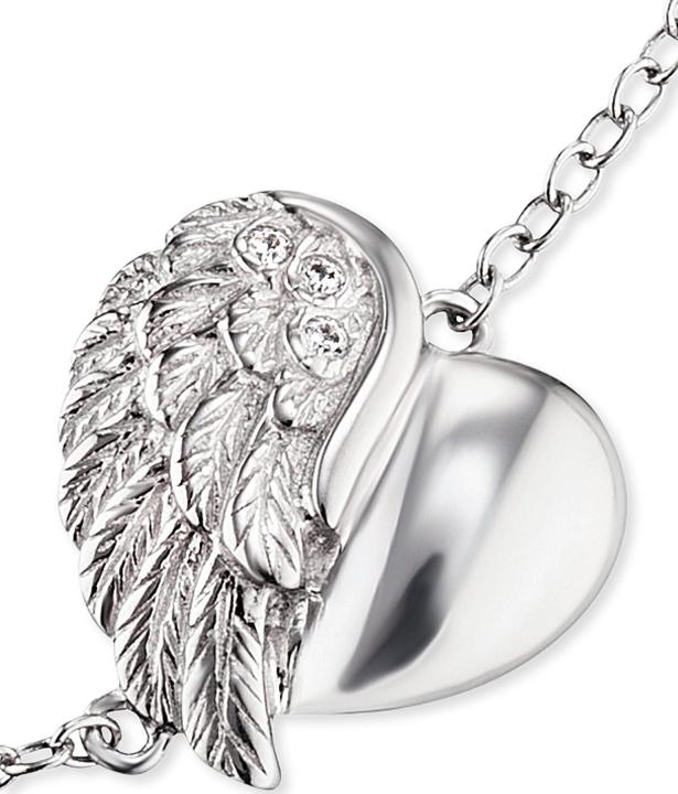 Actual product image Engelsrufer Bracelet heart wings (17.50 cm, 925 silver)