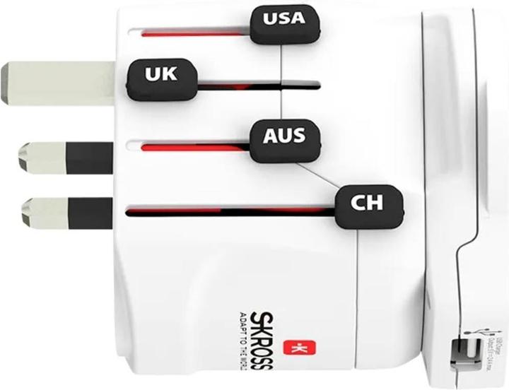 Produktbild Skross Pro-World & USB - Travel Adapter