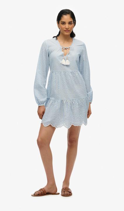 Image du produit Superdry Robe courte brodée à plusieurs niveaux (Taille unique)